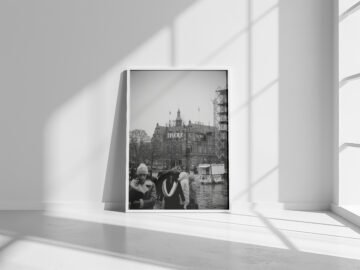 Copenhagen's Antique Tivoli Black & White Print
