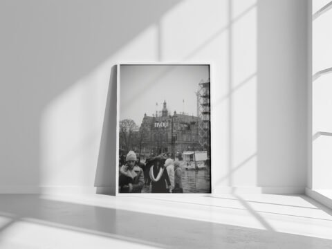 Copenhagen's Antique Tivoli Black & White Print