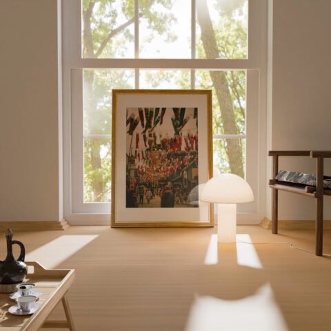 "Koinobori" Japanese carp-shaped windsocks Print