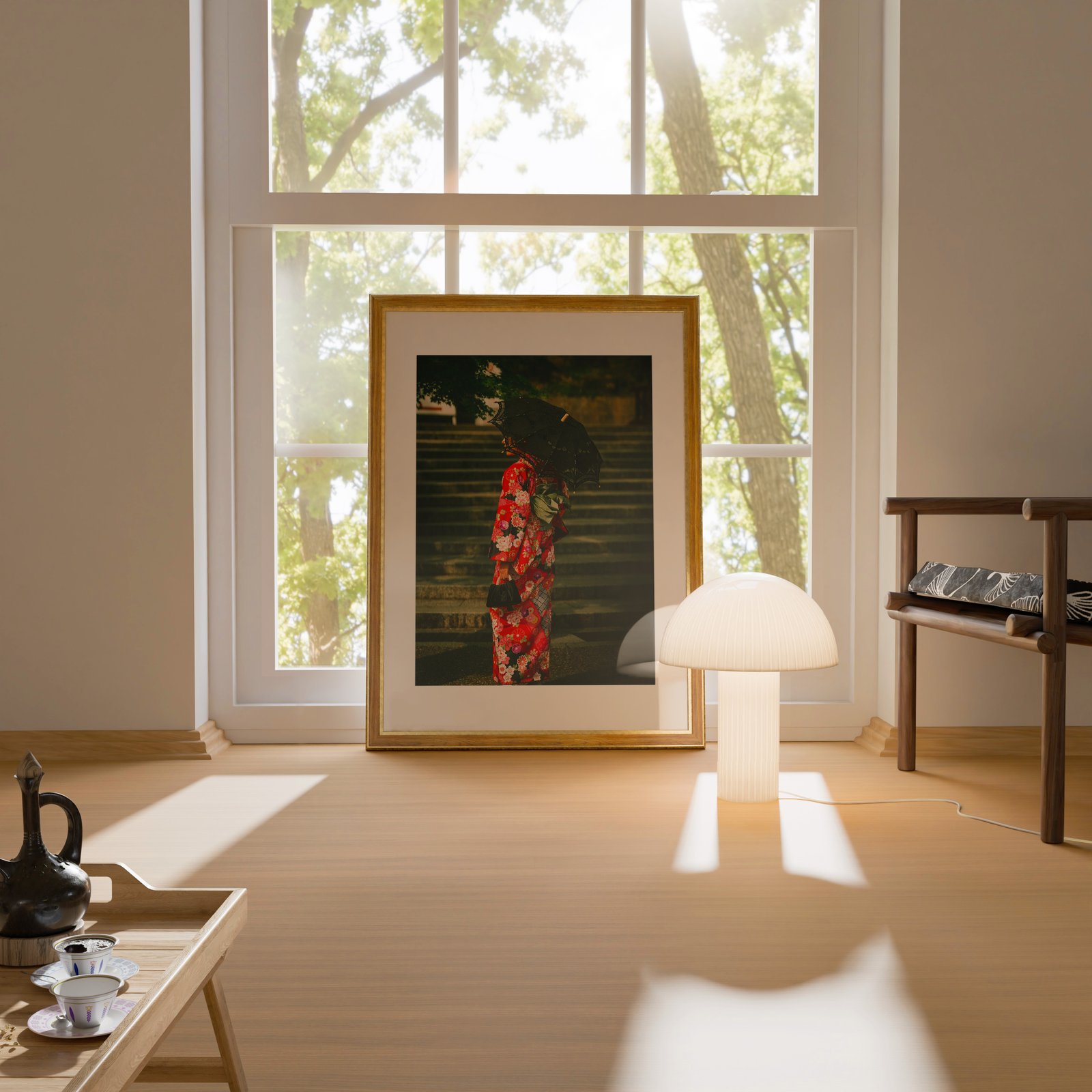 Mysterious Kimono Princess Print