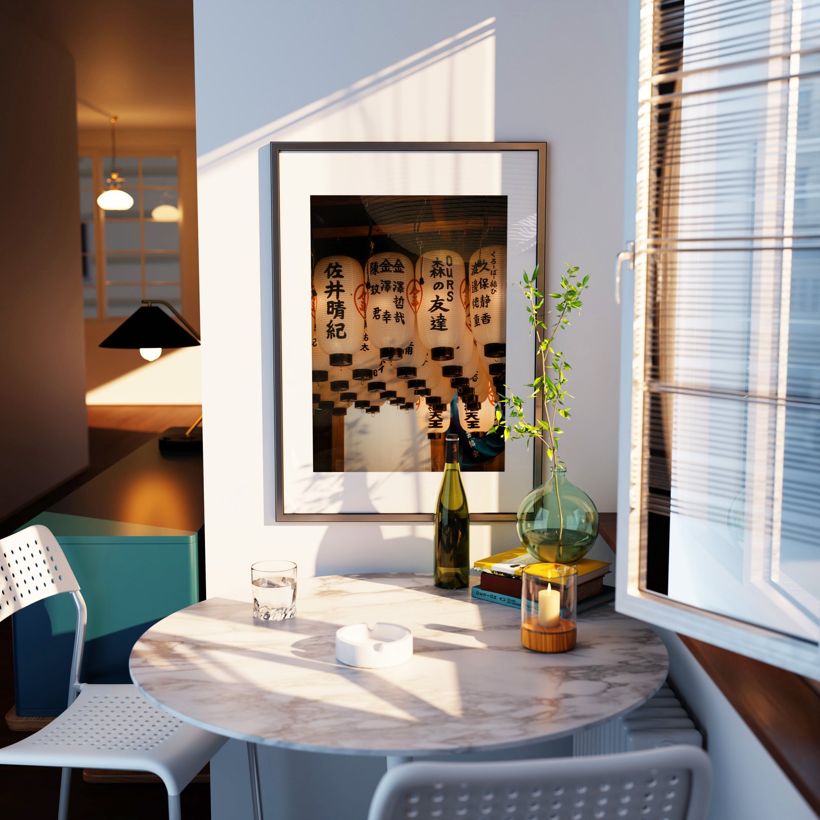 Japanese Traditional Lanterns Print